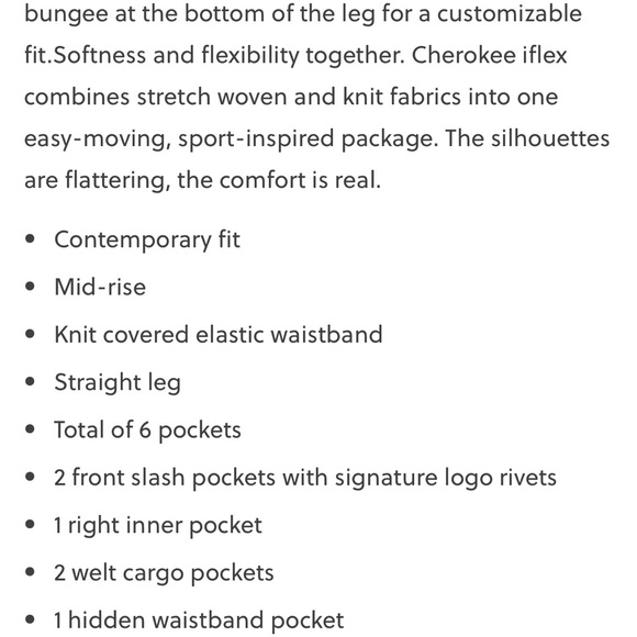 Cherokee Scrub Pant - Picture 6 of 10